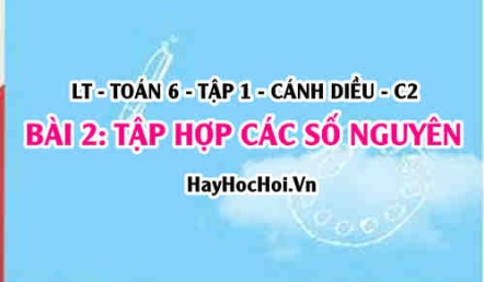 Cách biểu diễn số nguyên trên trục số, cách so sánh hai số nguyên? Toán 6 bài 2 cd1c2